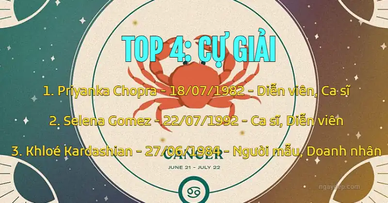Top 4 Cự Giải